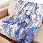 法兰绒毛毯效果图